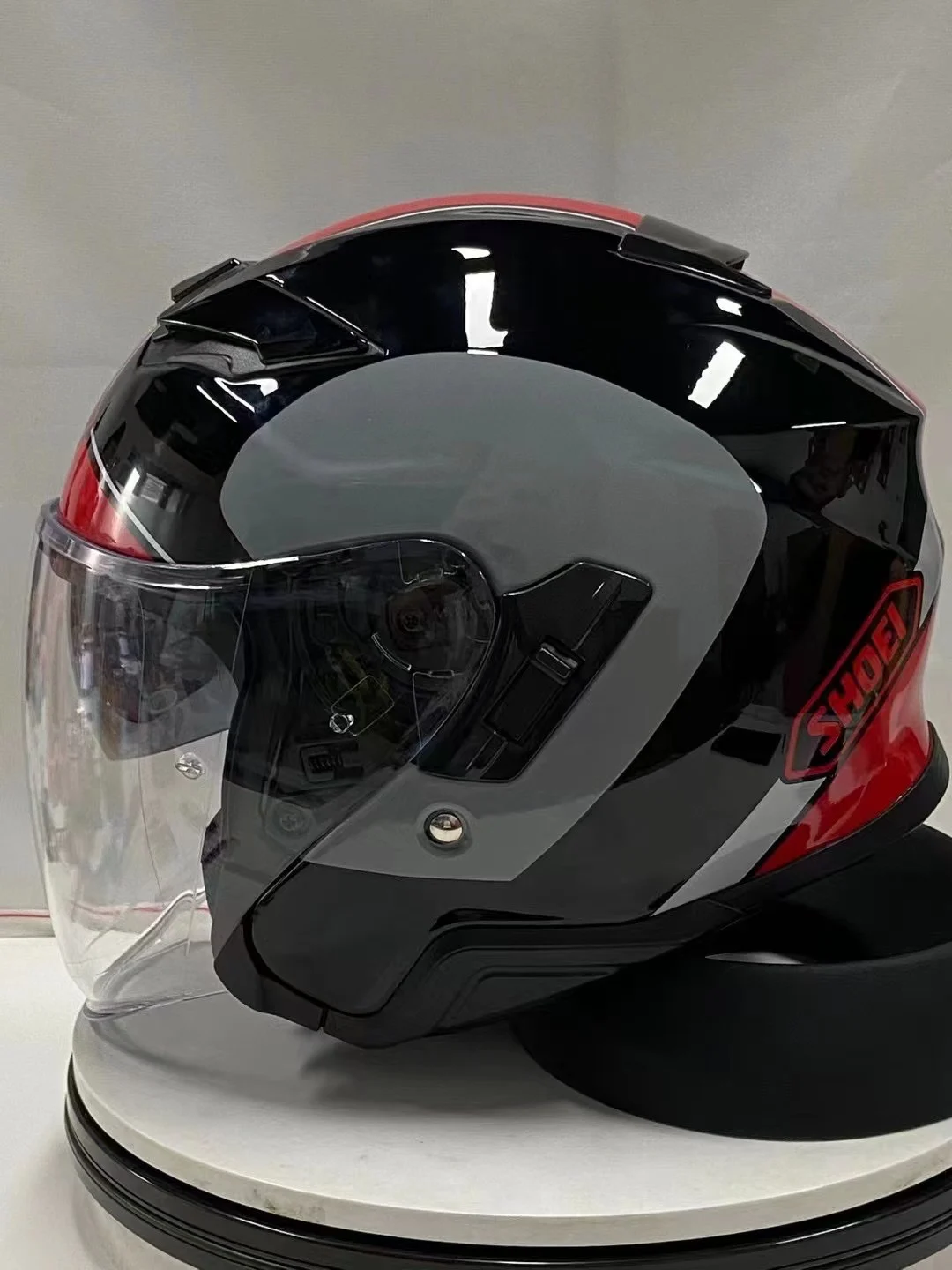 Open Face Helmet shoei J-CRUISE 3/4 Helmet ADAGIO TC-1 Double