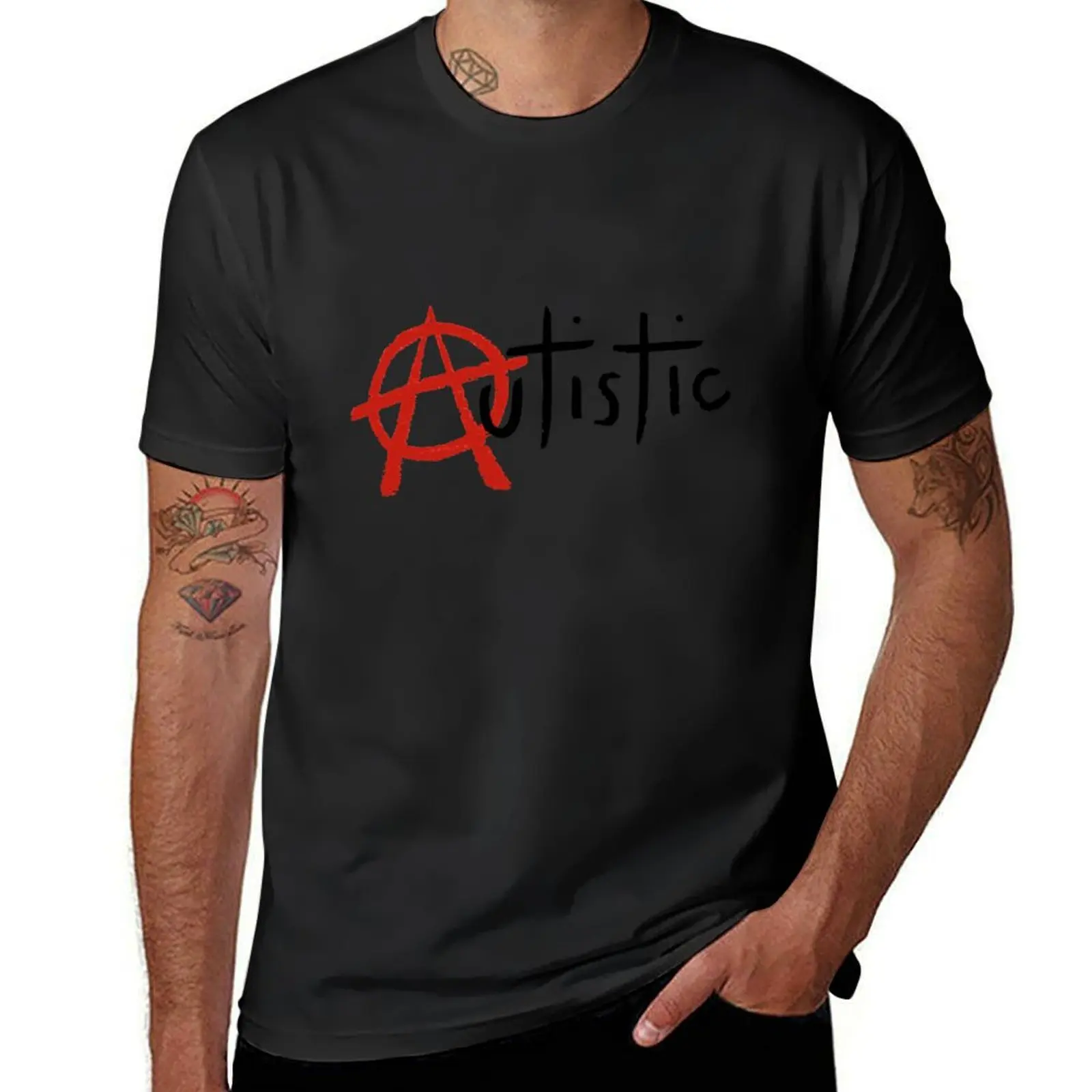 

Autistic Punk T-Shirt korean fashion Blouse sports fans summer clothes t shirts for men pack