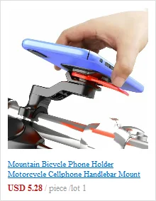 Mountain Bicycle Phone Holder Motorcycle Cellphone Handlebar Mount Cradle Adjustable 360° Rotatable Bike Smartphones Bracket mobile holder