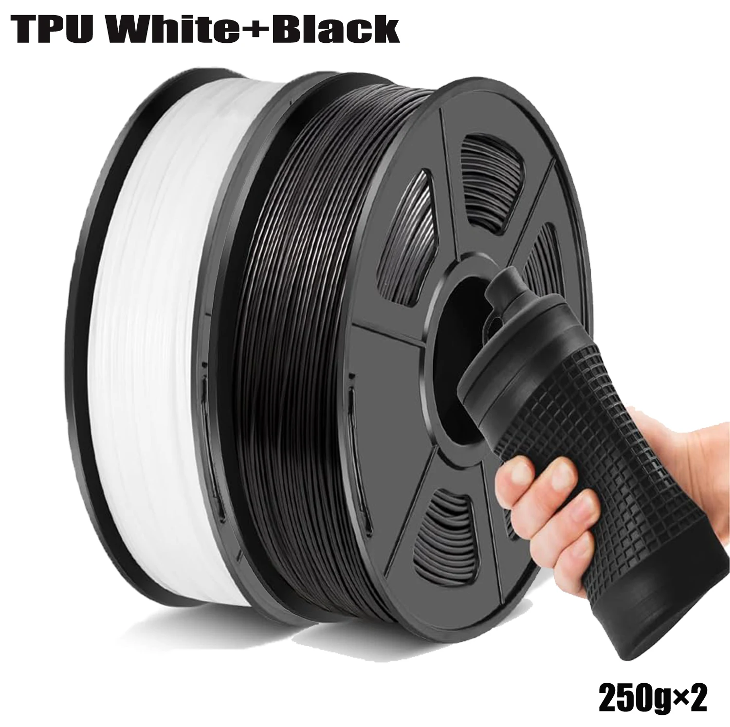 خيوط TPU بقطر 1.75 مم، متوفرة بأوزان 250 جم/500 جم...
