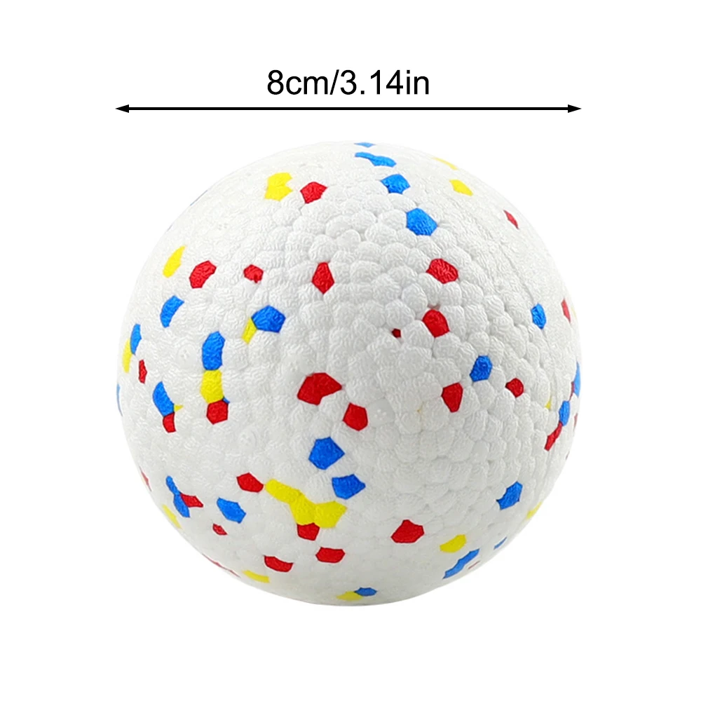 Bite Resistant Solid Dog Ball Toys for Small Large Dogs High Elasticity E-TPU Pet Chew Ball Toy Non Squeak Interactive Puppy Toy