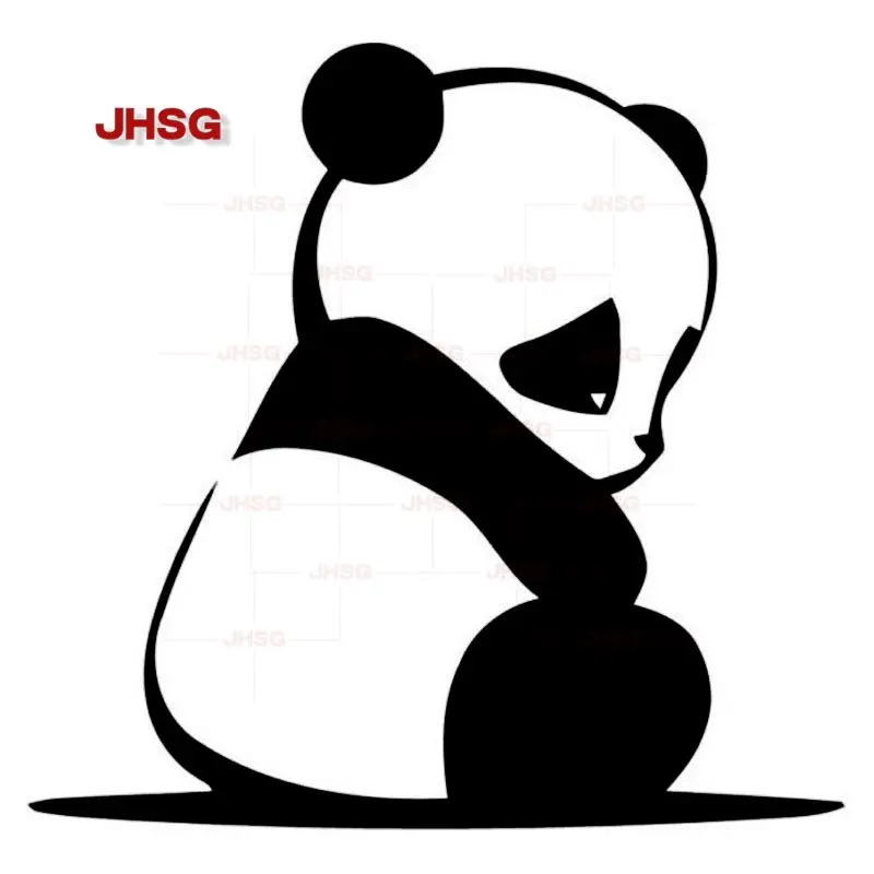 

Lovely Panda Car Stickers Waterproof Laptop Guitar Auto Parts PVC Waterproof Sunscreen Vinyl Decals