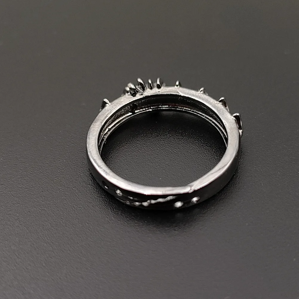 Anime The Seven Deadly Sins Ring Meliodas Dragon's Sin of Wrath Cosplay Unisex Adjustable Ring for Men Jewelry Accessories Prop 3