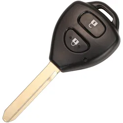 Custodia per chiave remoto dell'auto migliorata con lama TOY47 sostitutiva - Design 2/3 tasti, copertura fob auto durevole e elegante
