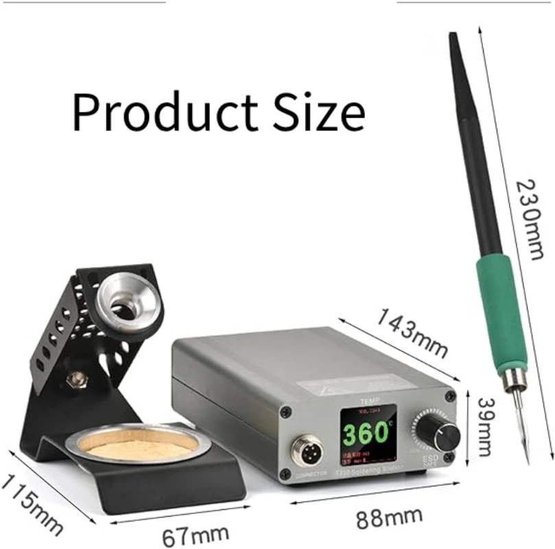 YUANPIN T210 Electronics Soldering Station 75W LED Display Digital JBC Soldering Iron Quick Heating Mobile Phone Repair Tool 4