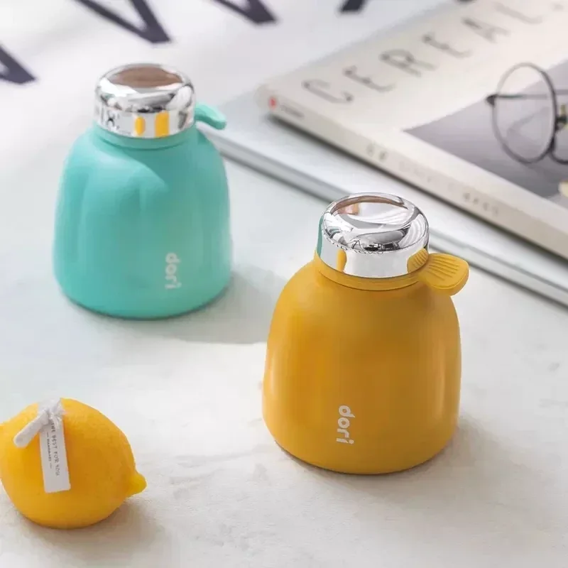 250ml Mini Pumpkin Thermos Stainless Steel Cute Girl Student Thermal Water  Bottle Coffee Cup Mug Travel Pocket Water Bottle - AliExpress