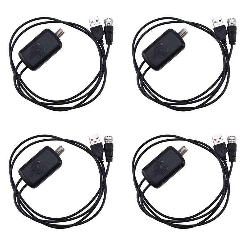 

4X TV Antenna Digital HD, TV Antenna Amplified 50 Mile Range Support 4K 1080P, Indoor Digital HDTV Antenna