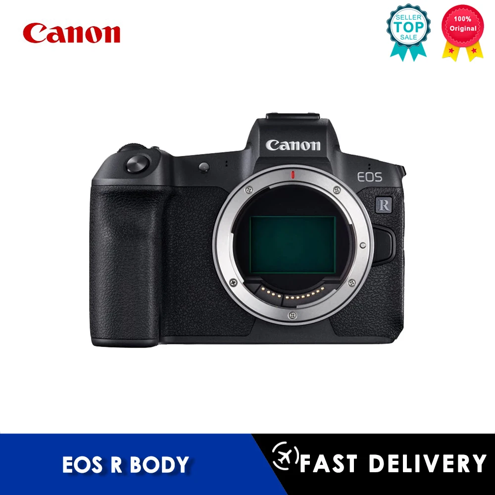 Canon EOS R Mirrorless Full Frame Professional Flagship Camera 30.3 Million Pixels Capable Of Recording 4K Video With A Separate