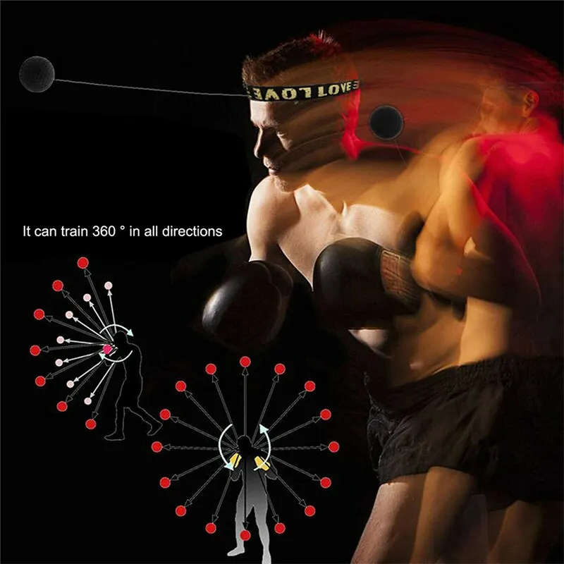 Head Boxing Speed Ball Boxing Training Ball Reaction Elastic Hanging Children Adult Household Training