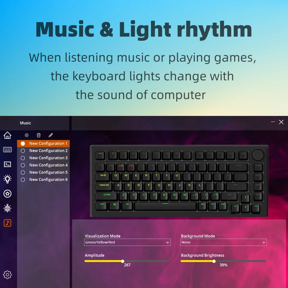 Maimooo-kit Teclado Transparente Hot Swappable Bluetooth 2.4g com Fio Diante do Sul Luz Lateral Rgb Faça Você Mesmo 8key Mlk75 75 - Imagem 5