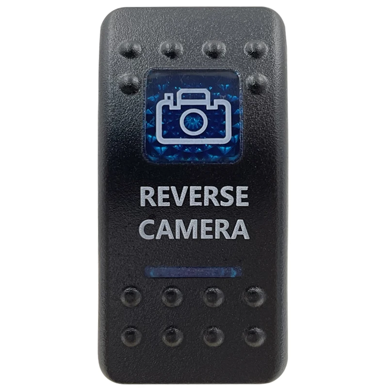 Blue LED Rocker Switch Button - Enhanced Interior Lights & Camper Accessories