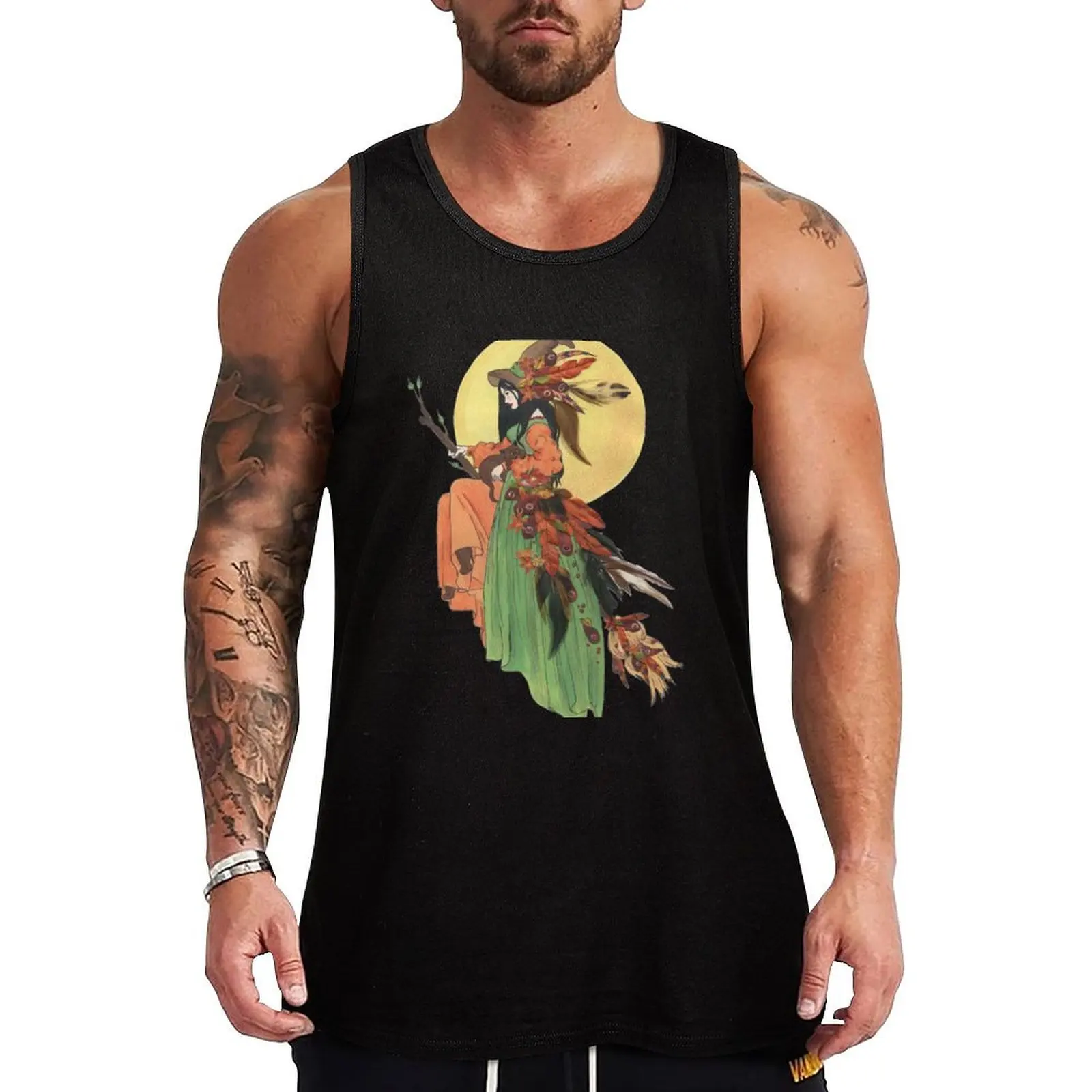 

Autumn Witch Tank Top Men's t-shirt mens clothing