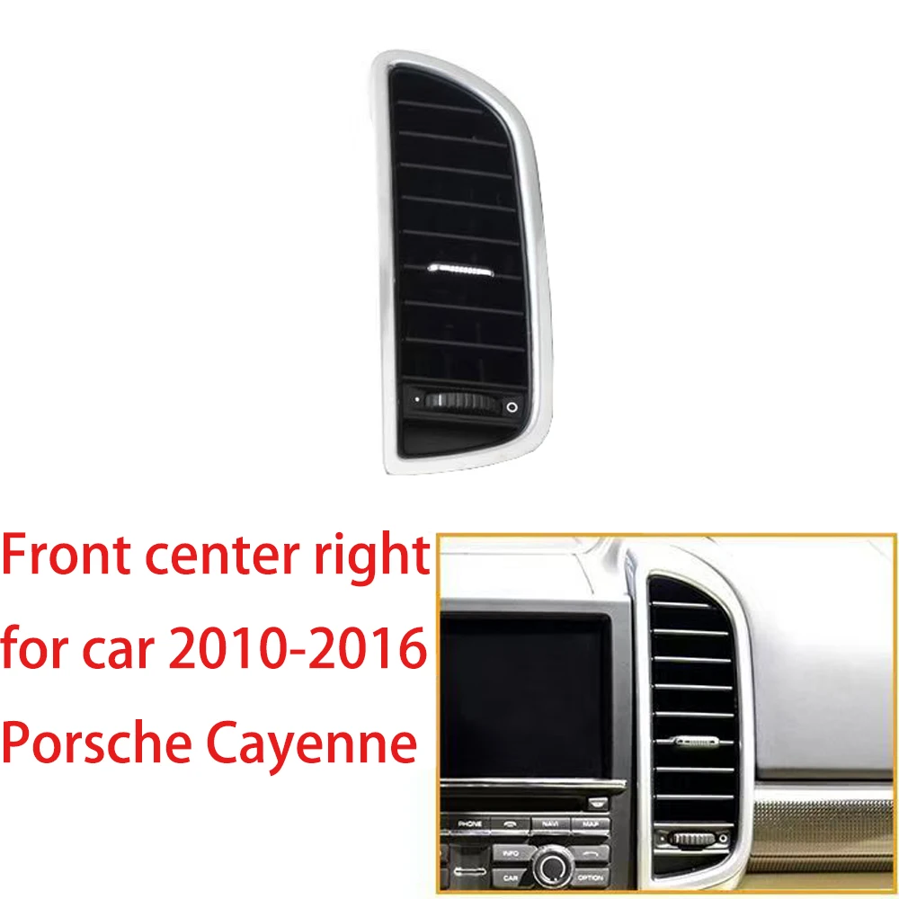 Front Left Right Rear Air Conditioning AC Vent Outlet Grille Complete Assembly For Porsche Cayenne 2010- 7P5819727E