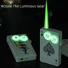 Creative Playing Cards Ace of Spades Lighter Butane Windproof Straight Metal Lighter Metal Fun Toy for Men Smoking Accessories 6