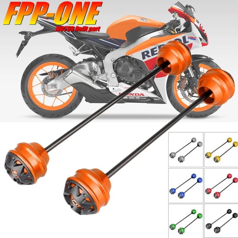 

CBR1000 CBR600 Front Rear Wheel Protector Axle Fork Crash Slider For HONDA CBR1000RR 08-20 CBR600RR 16-20
