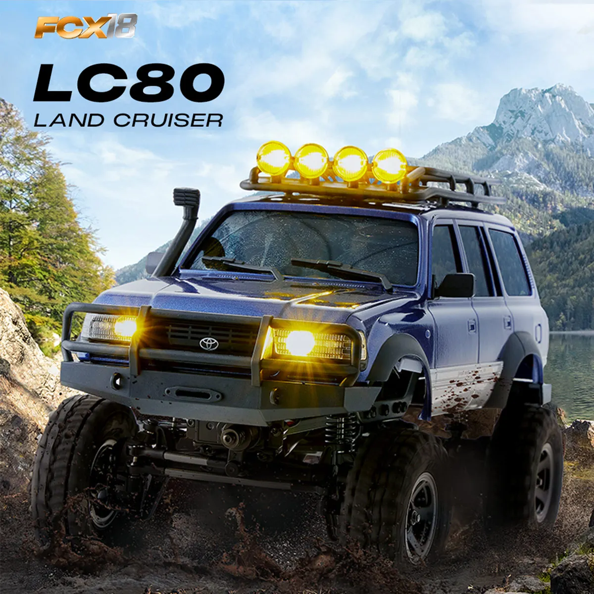 FMS RC Crawler 1/18 FCX18 Land Cruiser LC80 RTR Toyota