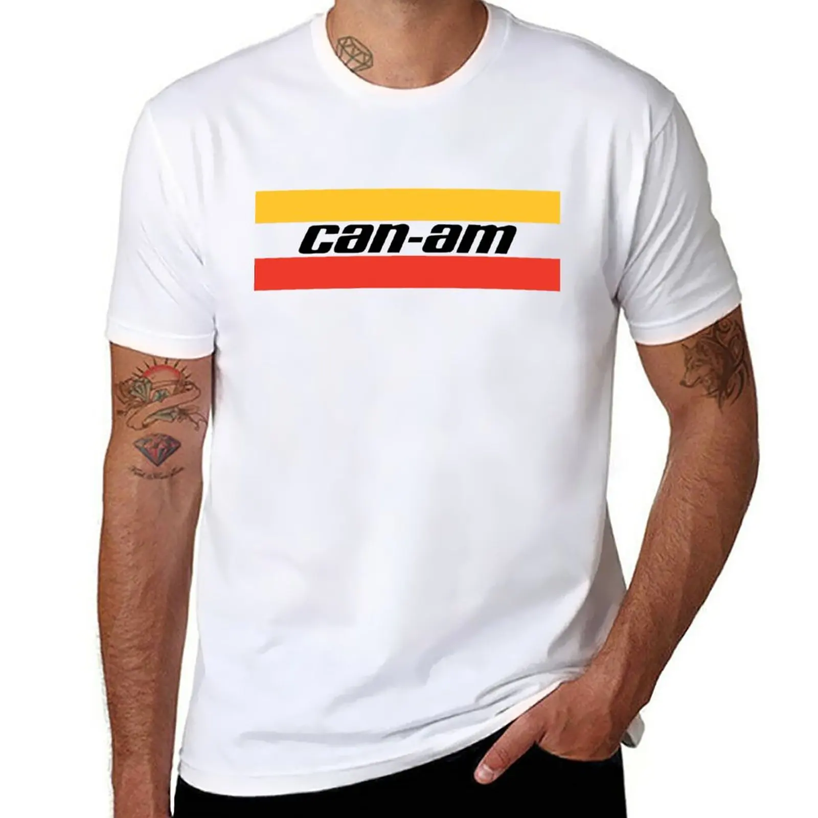 

Can-Am Retro Logo T-Shirt vintage clothes oversizeds sweat blanks mens big and tall t shirts