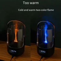 Humidificador Camping Office Creative Flame Humidifier Handheld Portable Intelligent Aromatherapy Machine 2