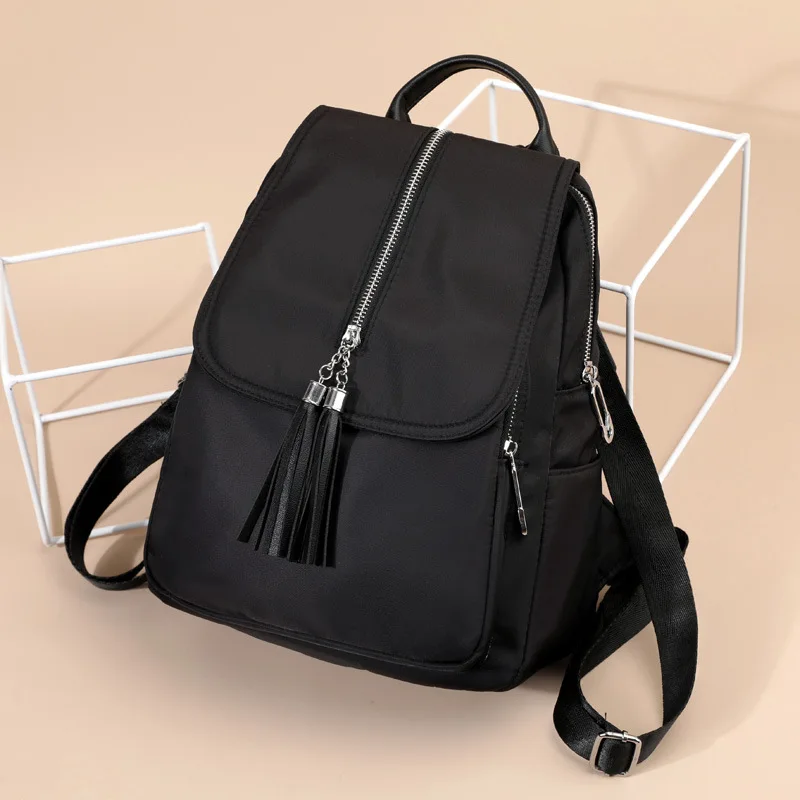Travel backpack for women's new Korean version trendy casual fashion outdoor nylon Oxford cloth backpack for women