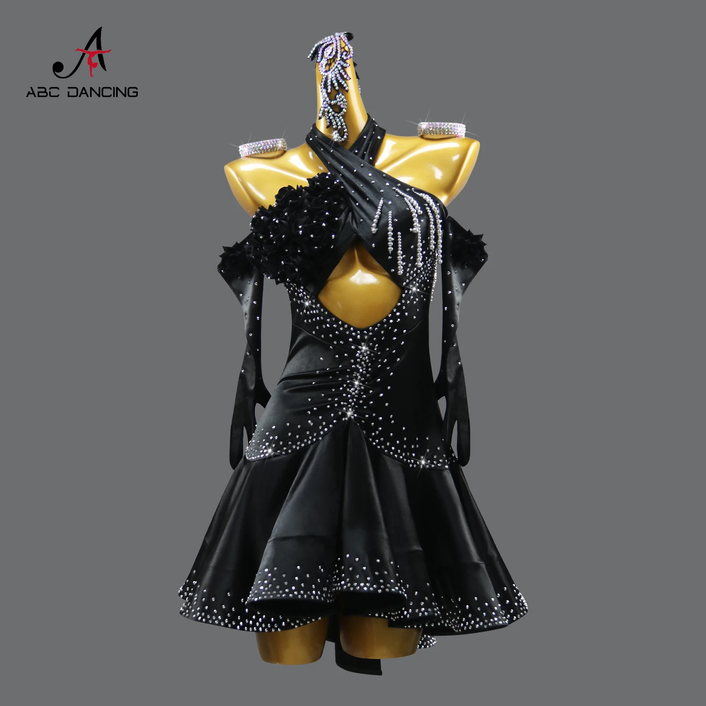 Dance Dress For Woman New Girls Latin Competition Costume Womens Suit Adult Stage Outfit Party Ladies Dancewear Ballroom Clothes