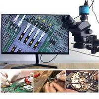 SONY IMX307 48MP 50MP 2K VGA HDMI USB TF 1080P Video Microscope Camera C MOUNT Lens For Phone Tablet PC PCB IC Soldering Repair 2
