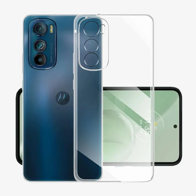 Ultra Clear Silicone Soft Back Cover - Thin Bumper Phone Case for Motorola Moto Edge 30
