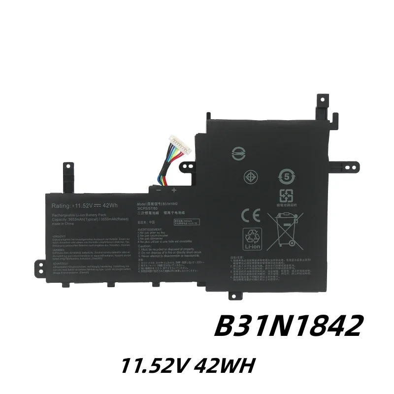 

B31N1842 11,52 V 42WH Аккумулятор для ноутбука Asus Vivobook S15 S530FA S531FA S531FL V531FL K513 M513 S513 K531FA X531FL X531FA
