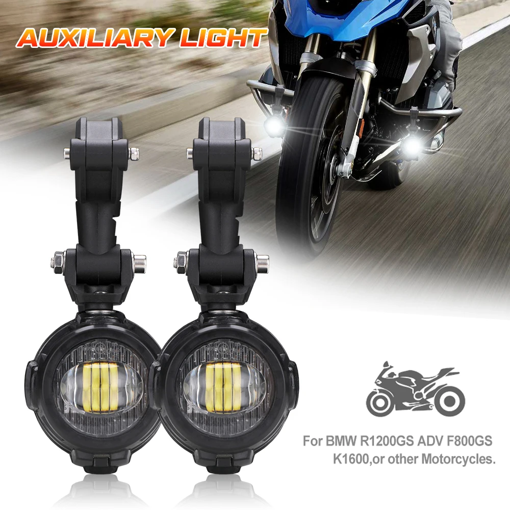 

Super Motorcycle Fog Lights For BMW R1200GS R1250GS ADV F800GS K1600,Honda CRF1000L,SUZIKU Motorbike Light BMW Motorcycle Led