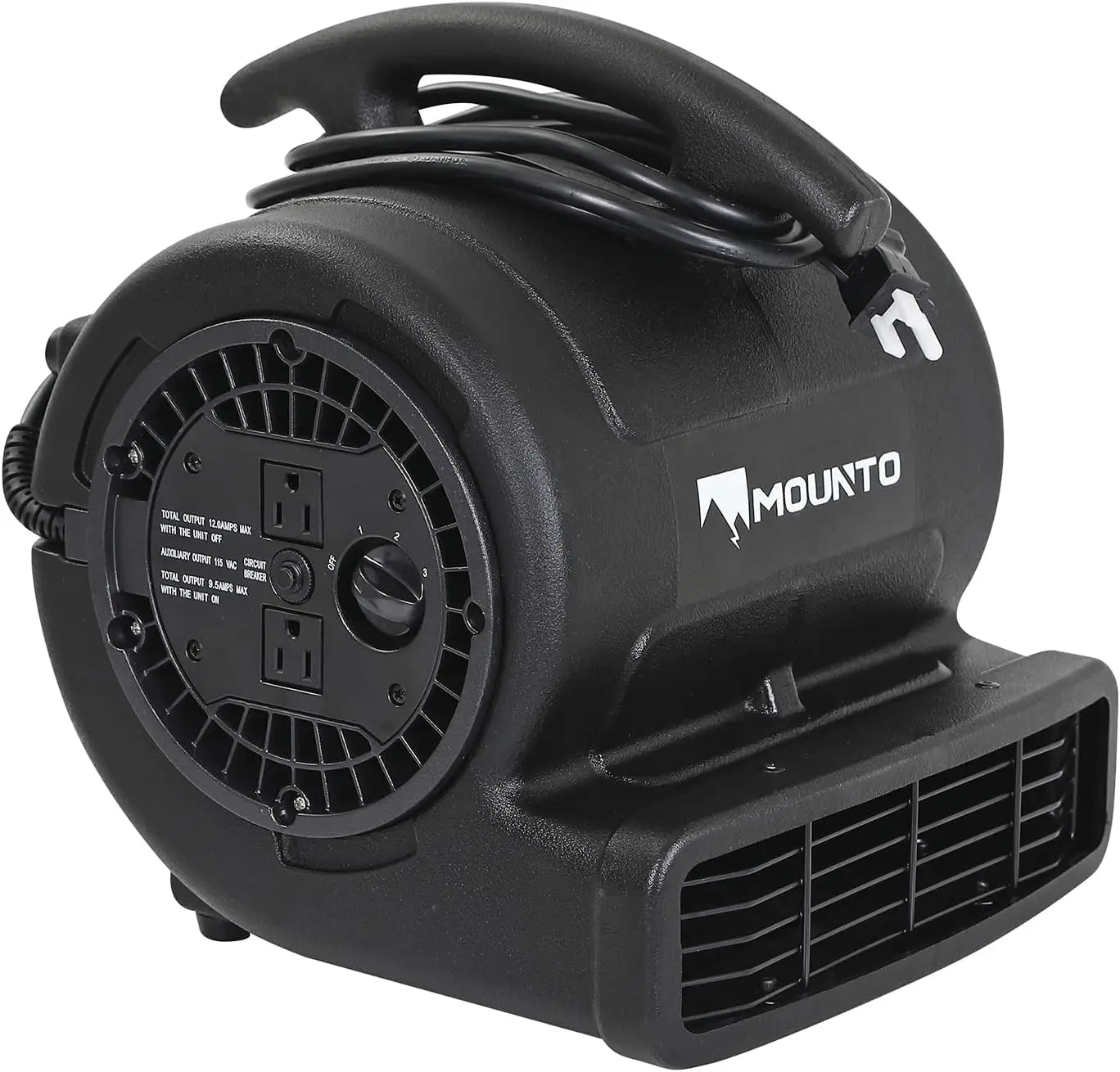 

2024 HOT 1/4hp 1000CFM 2 Speed Air Mover Carpet Dryer Floor Fan Cooling Fan (Black) | USA | NEW