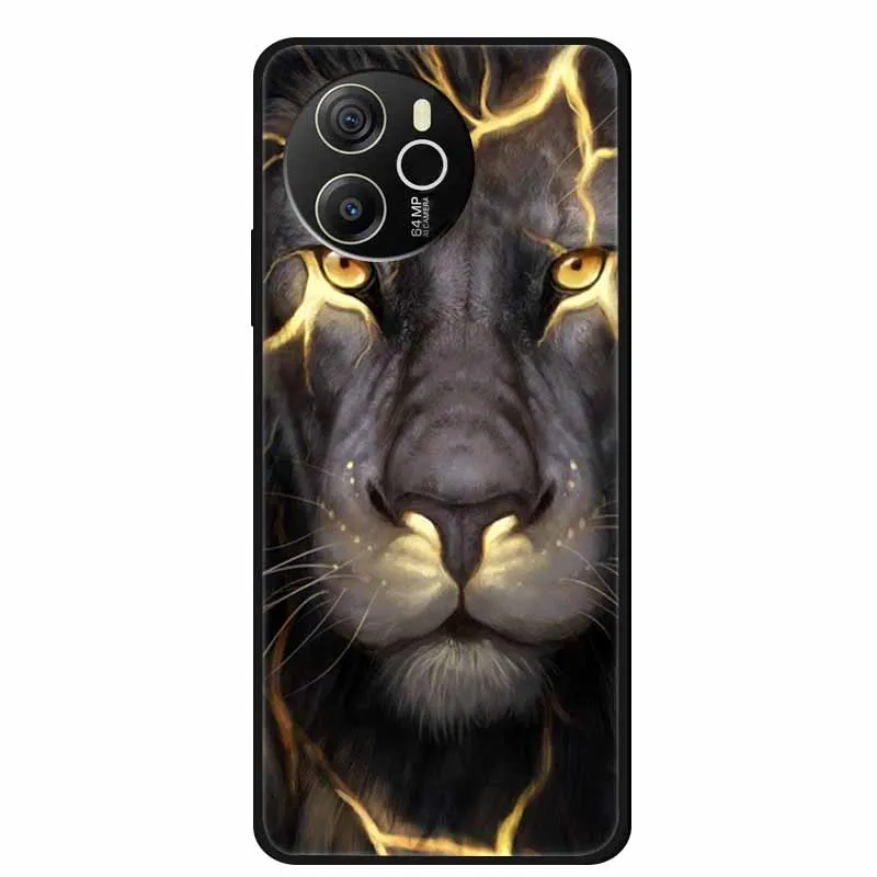 Black Silicone Soft Back Protective Case Cover