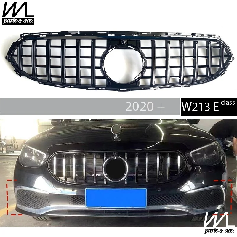 Griglia Paraurti Anteriore Per Mercedes Benz Classe E W213 S213 E 450 2020 + Gt Grill Versione Esclusiva, Non Amg Car Styling