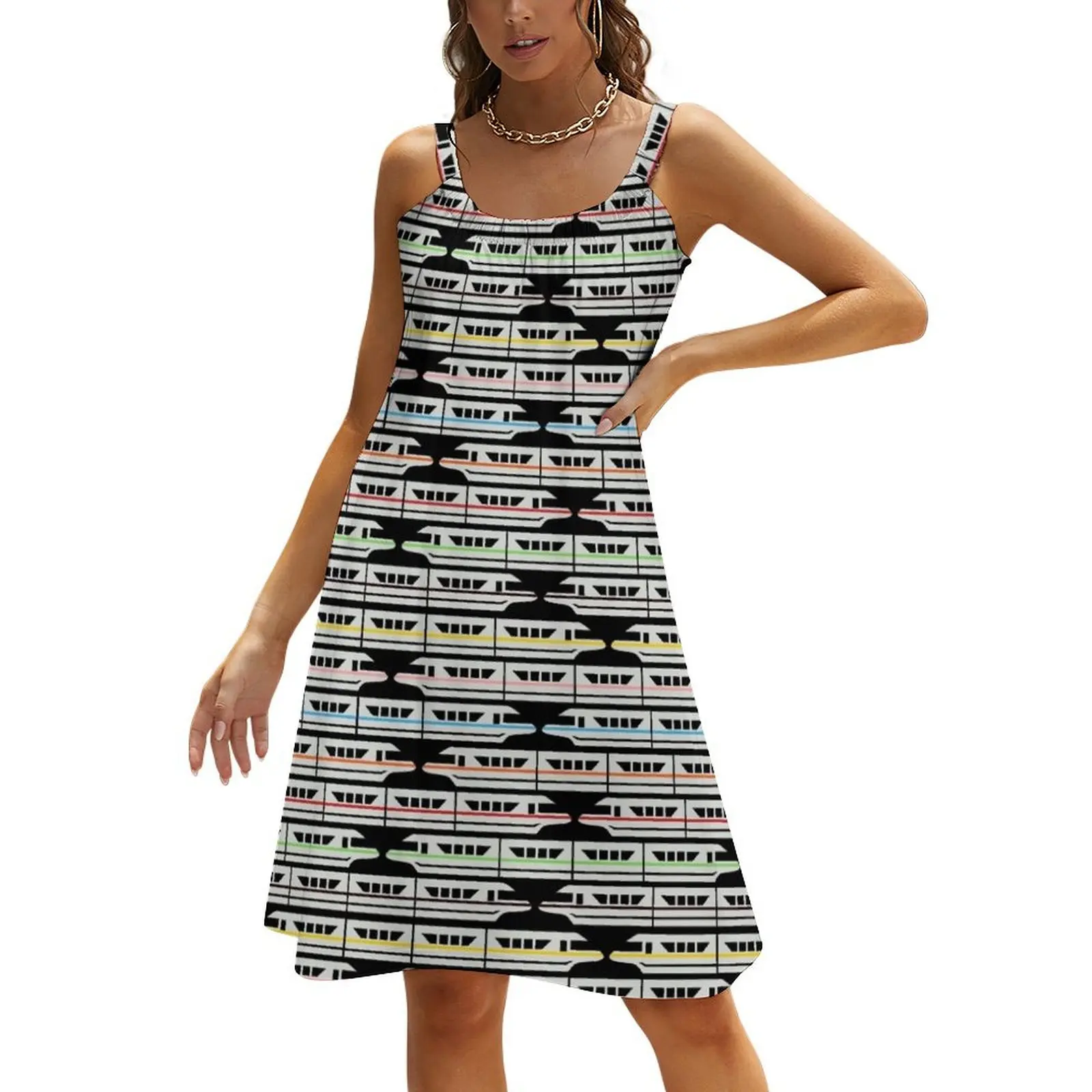 

Please stand clear of the door ways Beach Sling Skirt dresses for womens elegant chic women dresses promotion Dress vintage