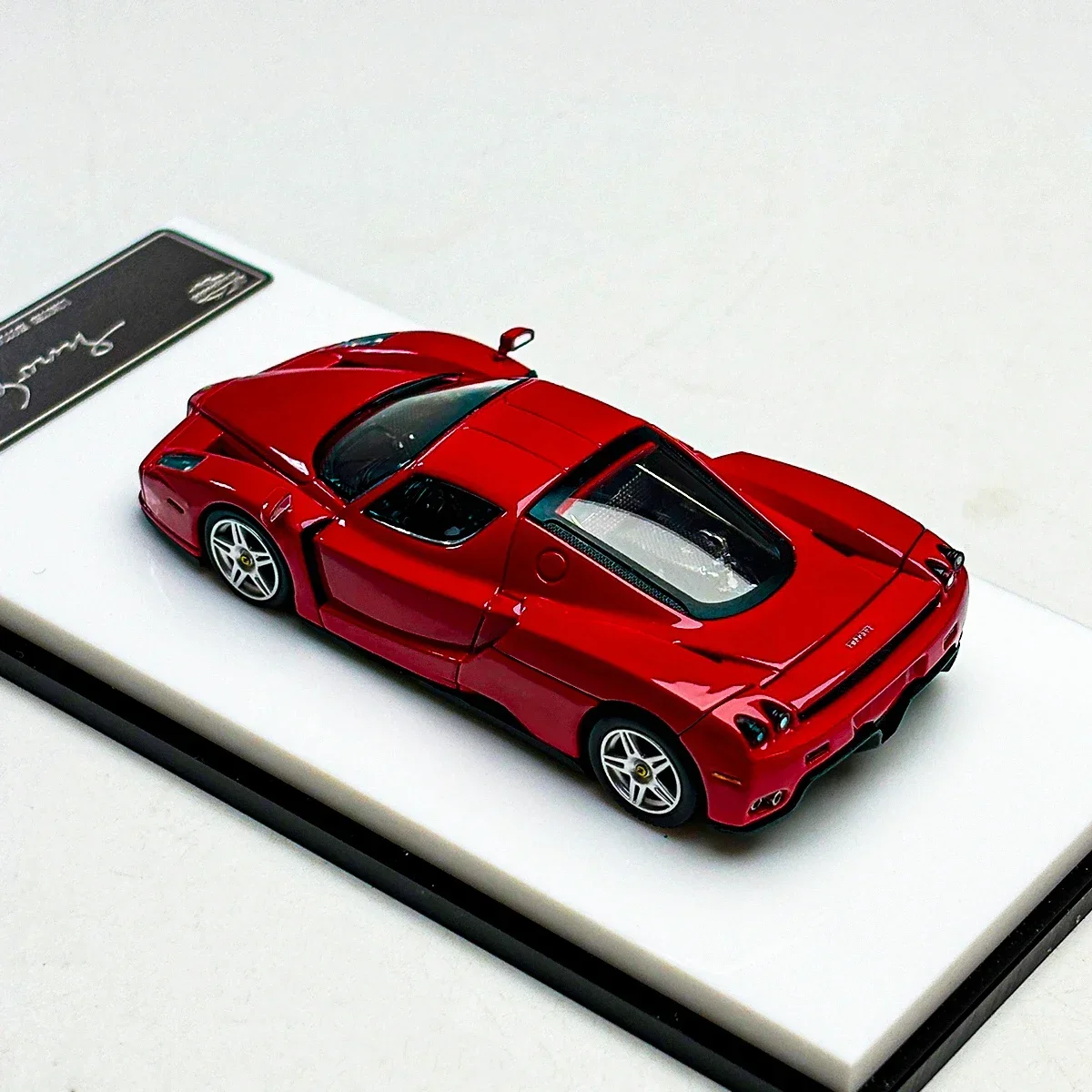kingmodel 1:64 ENZO Standard Red /White Diecast Model Car