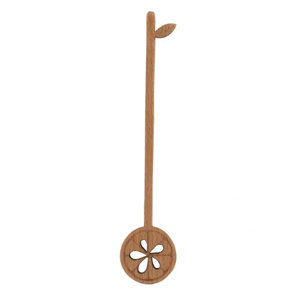 Lightweight Good Wooden Twig Shaped Mixing Spoon 2 Styles Stirring Spoon BPA Free for Household