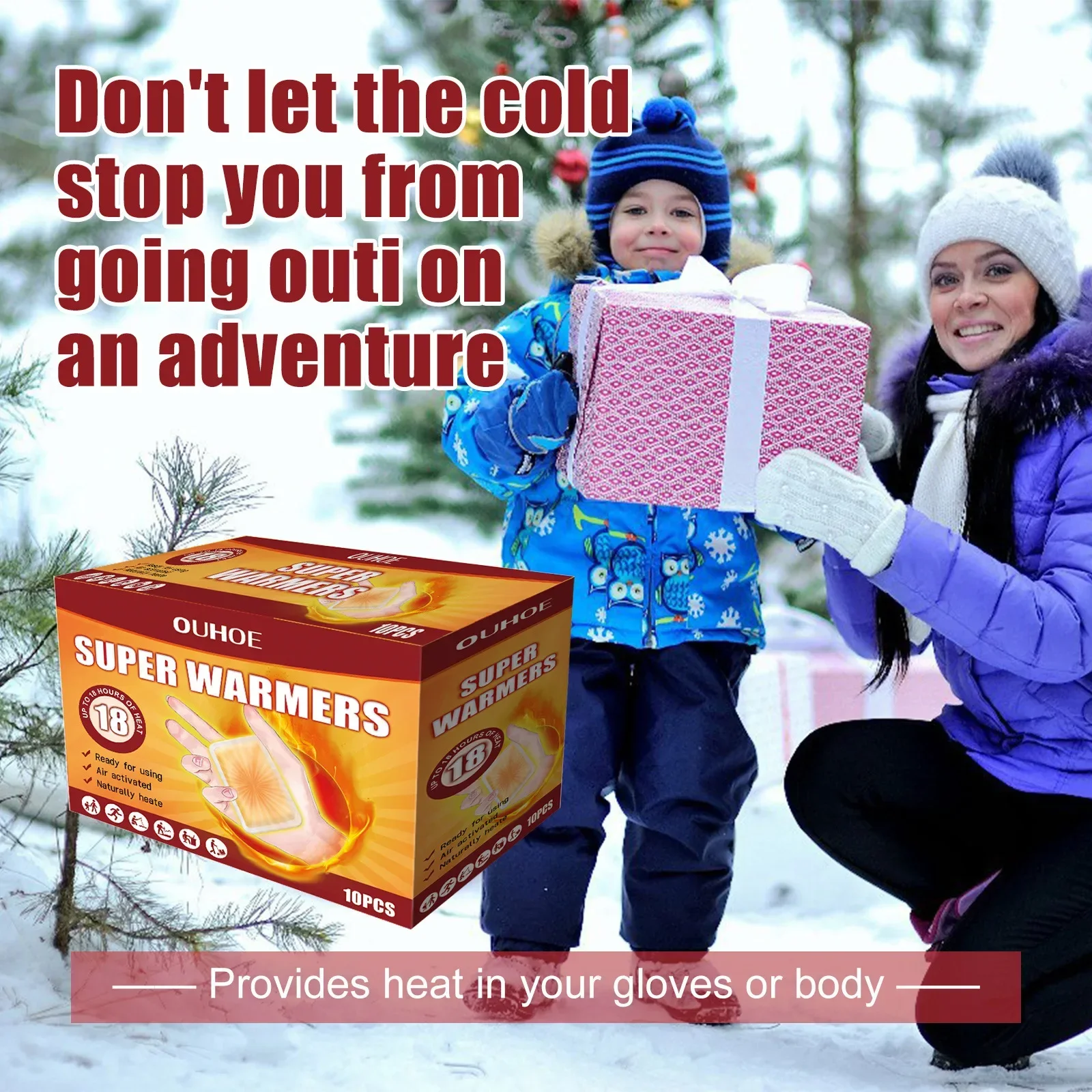 Self-heating Hand Foot Warmth Warmers Body Warm Babies Foot Warmers Stickers Feet Warm Pad Heat Pack 10Pcs