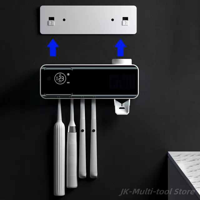 Xiaomi Napenergia Intelligens Fogkefe Tartó Automatikus Sterilizáló Fogkrém Adagoló Fürdőszoba Kiegészítők - Image 6