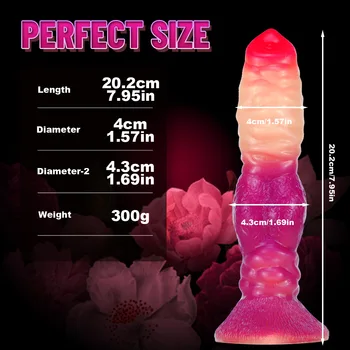 Liquid Silicone dildo Anal sex toys for women Large dildo Strong Suction Prostate Massage Butt Plug Animal Monster Dildo sextoys 4