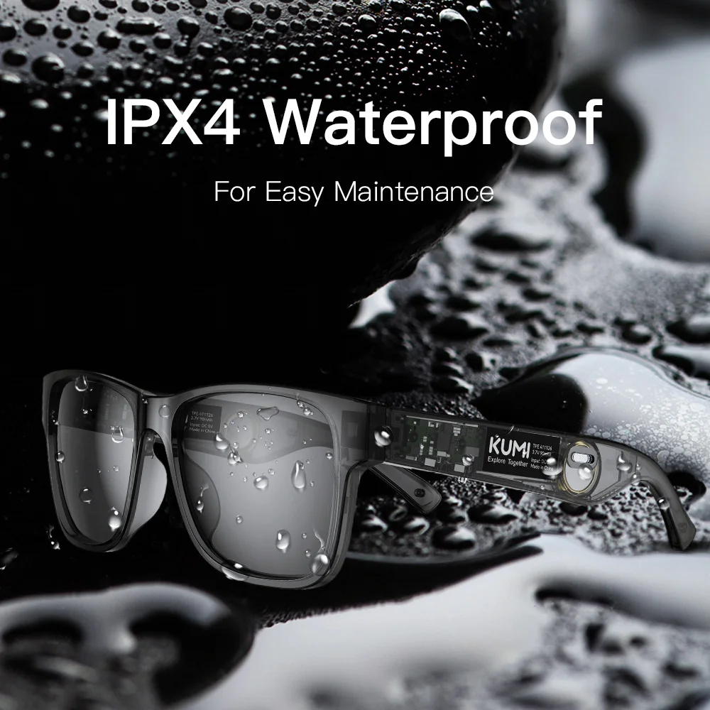 Latest Vr Technologykumi Meta V1 Smart Glasses - Polarized, Ipx4