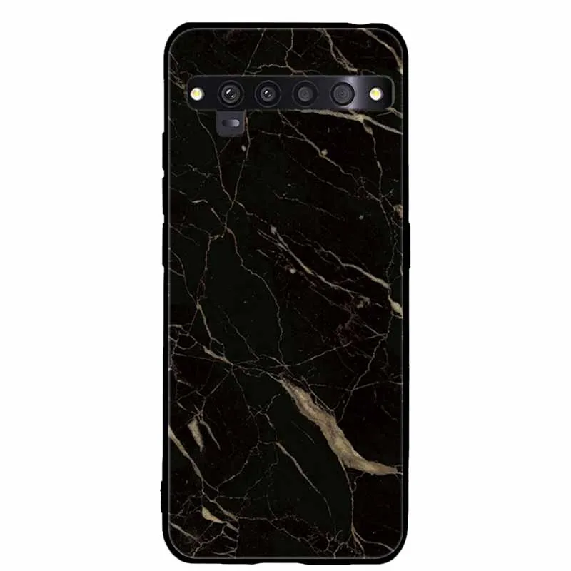 Marble Painted Silicone TPU Soft Phone Case - Protective Shell Cover