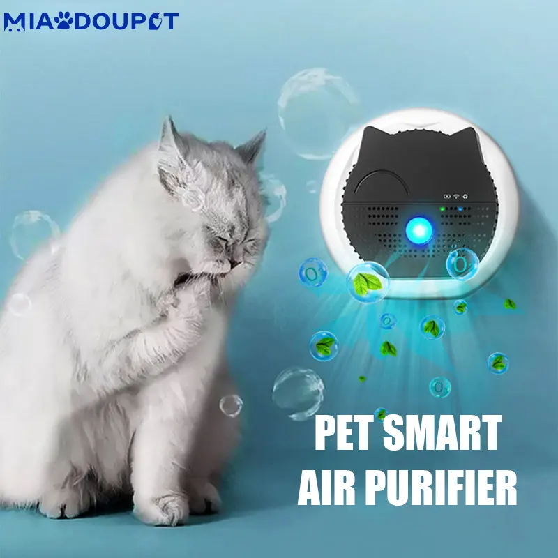 MIAODOUPETSmartUSBAirPurifierOzoneGeneratorCatLitterBoxDog