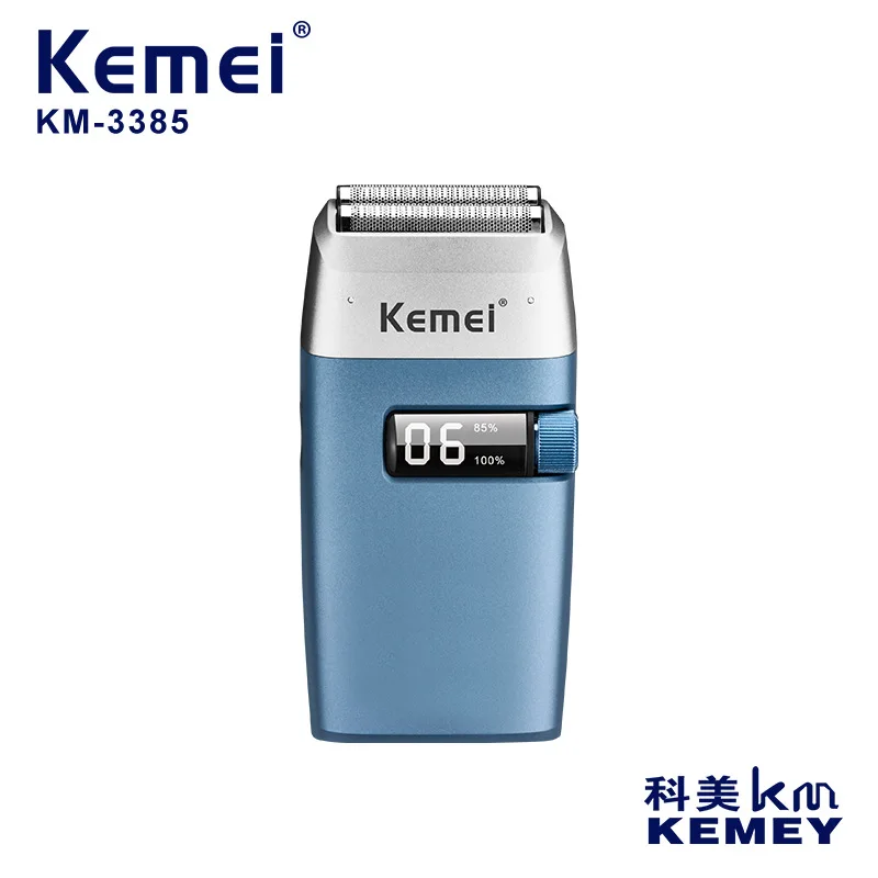 

Kemei KM-3385 Double Screen Compound Head LCD Digital Display Electric Shaver