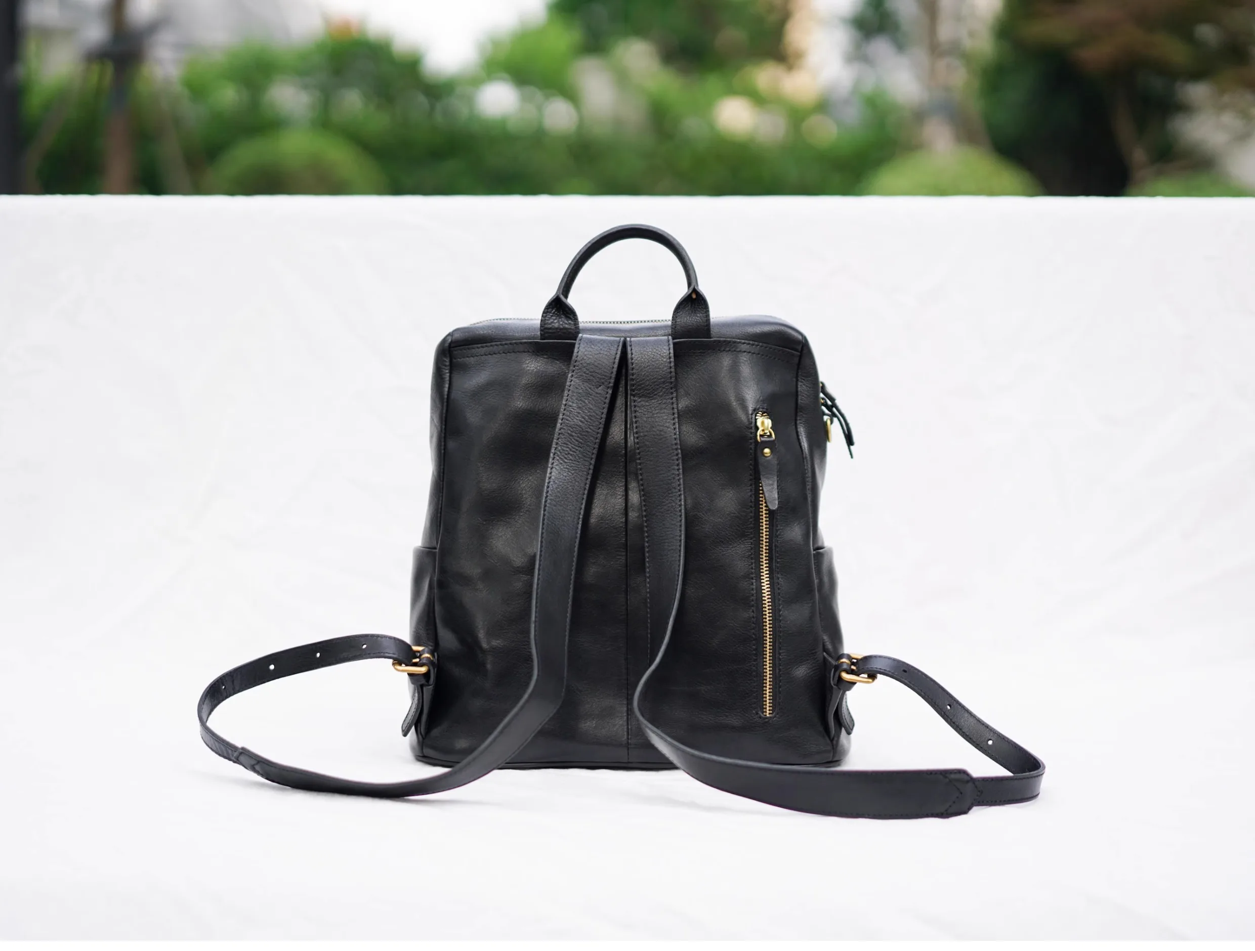 PNDME Modedesigner handgefertigte Damenrucksäcke aus echtem Leder Wochenende Reise Party Luxus Rindsleder Damen Schultasche – Detail 19