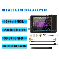 Network Antenna Analyzer, NanoVNA-H Vector10KHz-1.5G HzMF HF VHF UHF with Shell Voltage Standing Wave Ratio, Phase, Delay,Smith 1