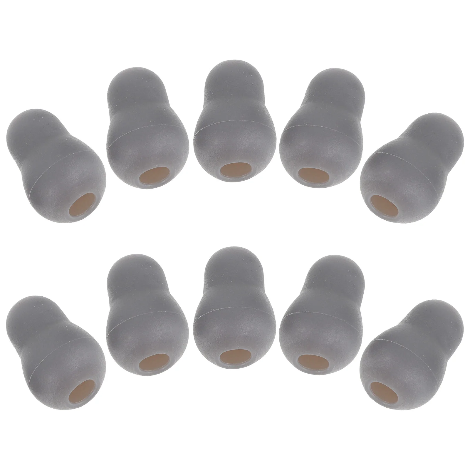 10pcs Stethoscope Earplugs Gourd Soft Earbuds Pvc Material Lightweight Sound Delivery Quality Inspection Hospital Clinic Health