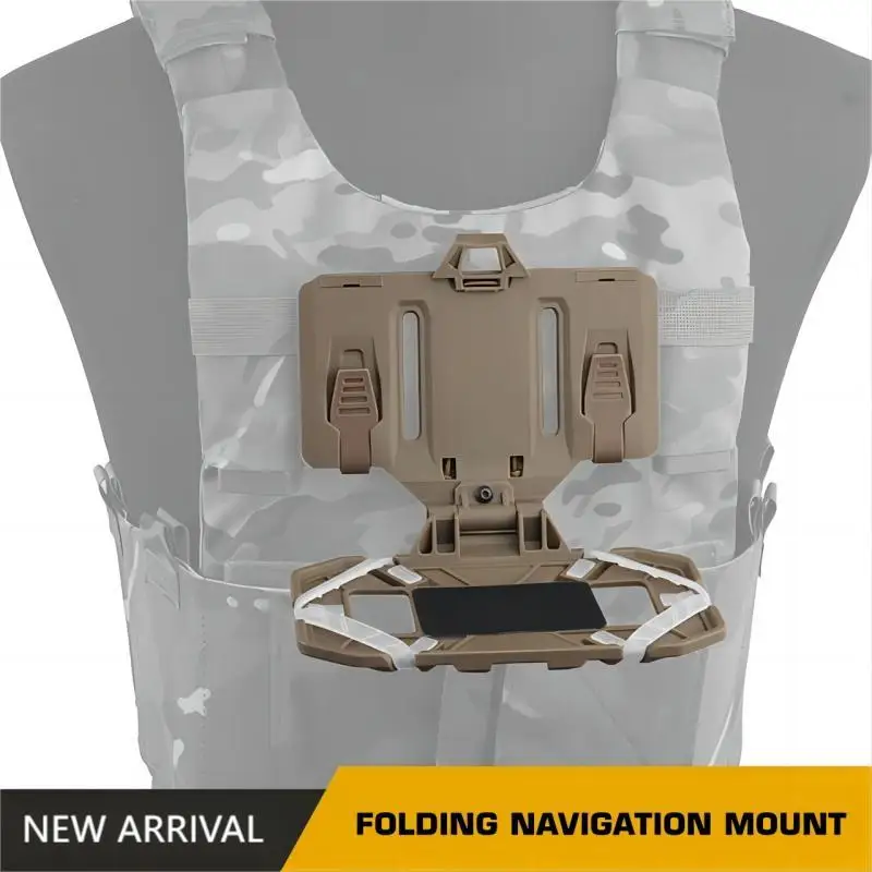 

Folding Navigation Board Tactical MOLLE Phone Holder Cellphone Hold Flip Lite Gear Airsoft Hunting Vest Accessories