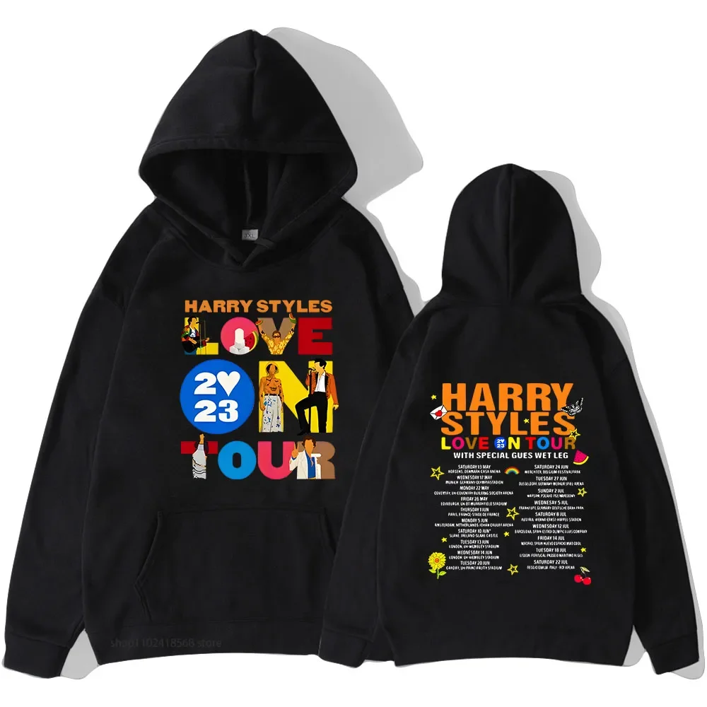 

Love O Tour Concert Hoodie Vintage Harrys Haus Sweatshirts Hot Music Pullover Kpop Streetwear Men Clothing Winter Clothes Women