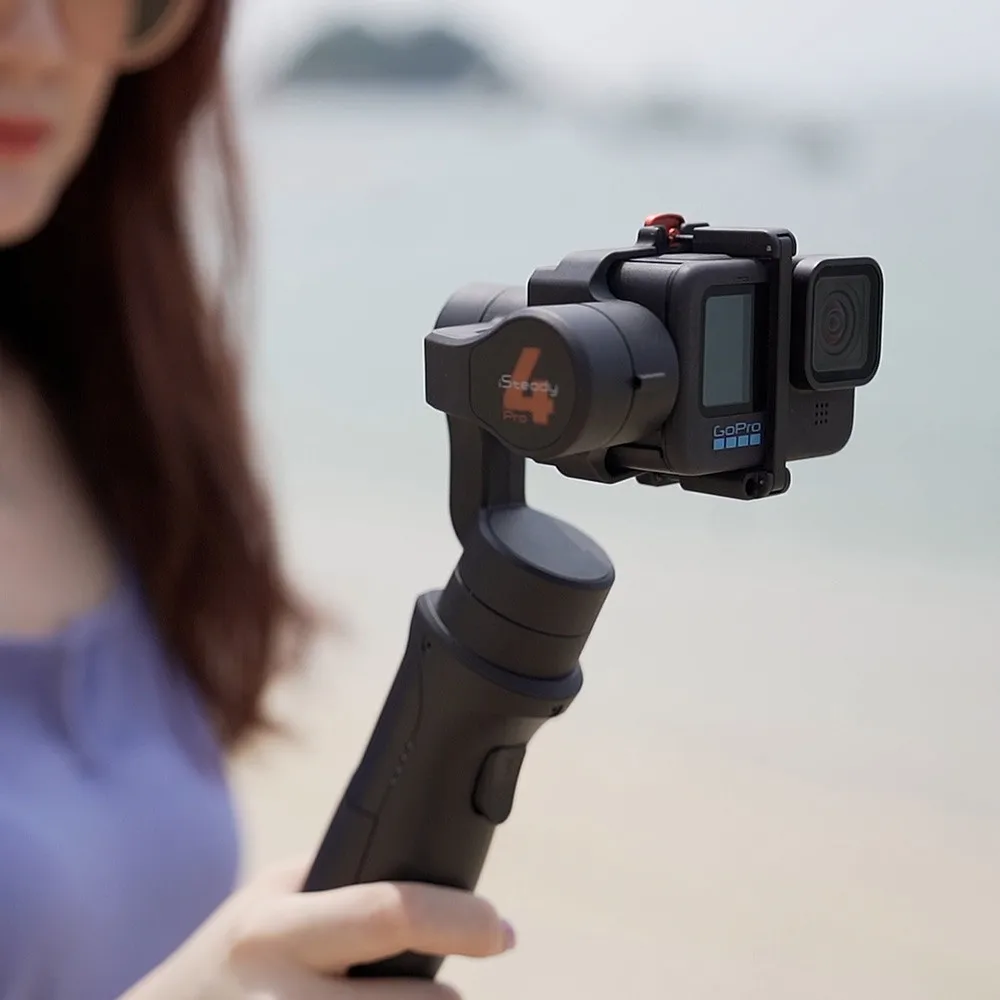 Hohem iSteady Pro 4 3-Axis Gimbal for GoPro 11 DJI Action 3 OSMO Insta360  One R Action Camera Sony RXO Handheld Stabilizer