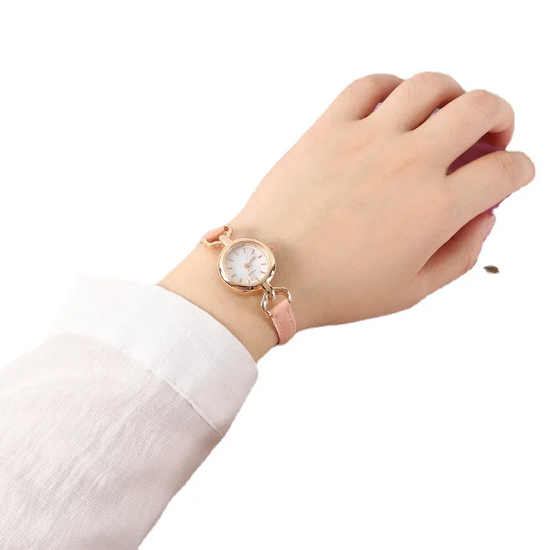 Ins Small Round Watch Women Luxury Watches Girls Quartz Wristwatches Fashion Gifts Bracelet Reloj Mujer Rosa Relogio Feminino 6