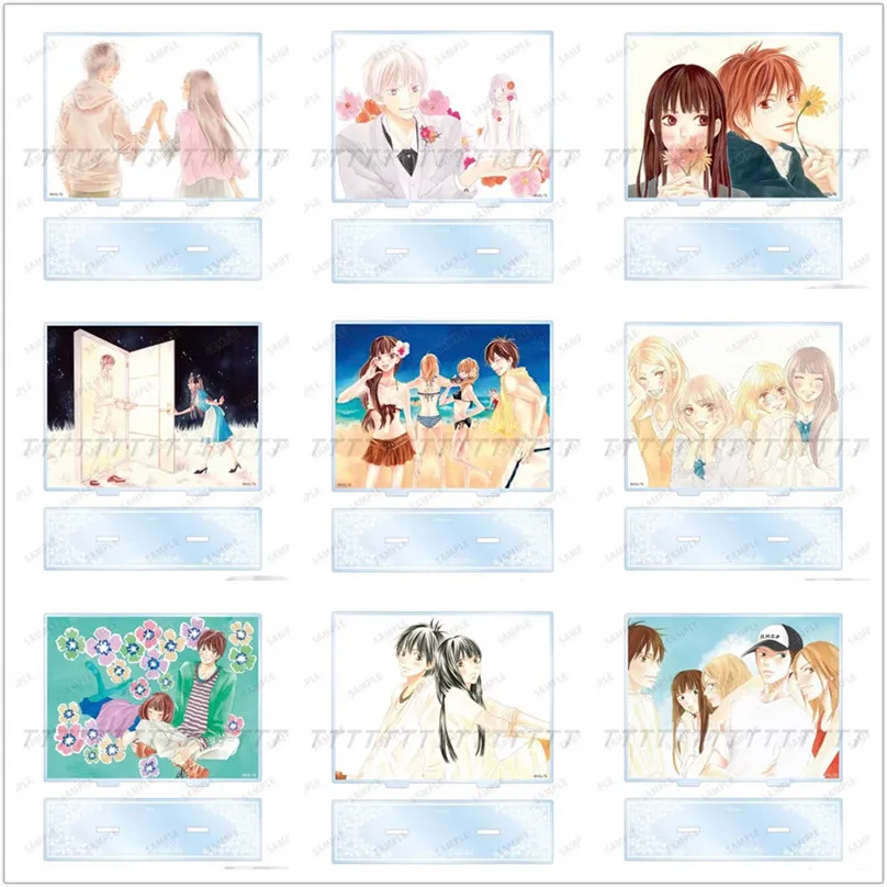 

Game Kimi ni Todoke Acrylic Stand Doll Anime Kuronuma Sawako Kazehaya Shouta Figure Model Plate Cosplay Toy for Gift