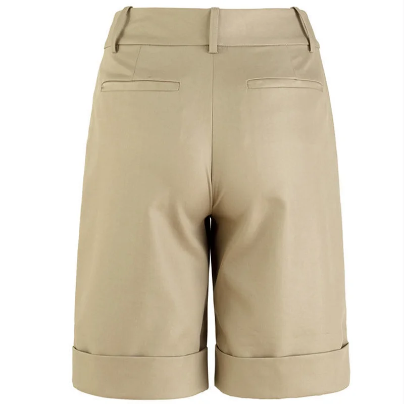 Shorts Women Youth Ins Summer Basic Simple All-match Chic High Waist Solid Ladies Straight 2021 Newly Leisure Fashion College